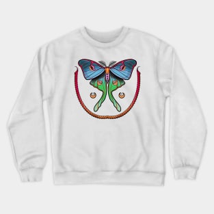 Luna Moth Crewneck Sweatshirt